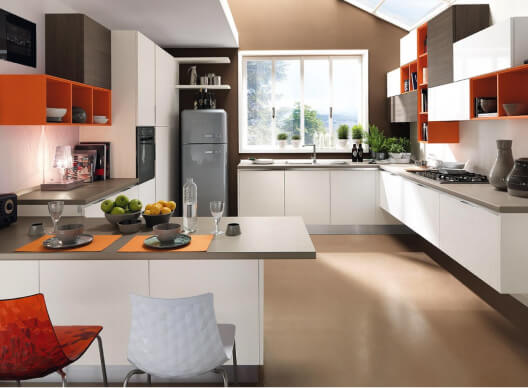 C Shape Kitchen
